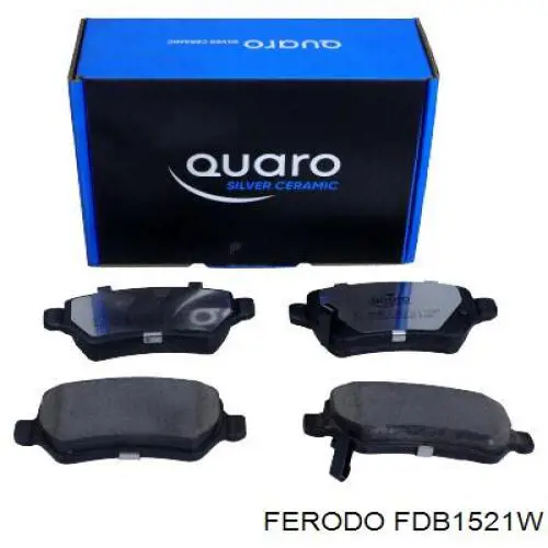 Задні гальмівні колодки Ferodo FDB1521W ціна, від 16.93 USD