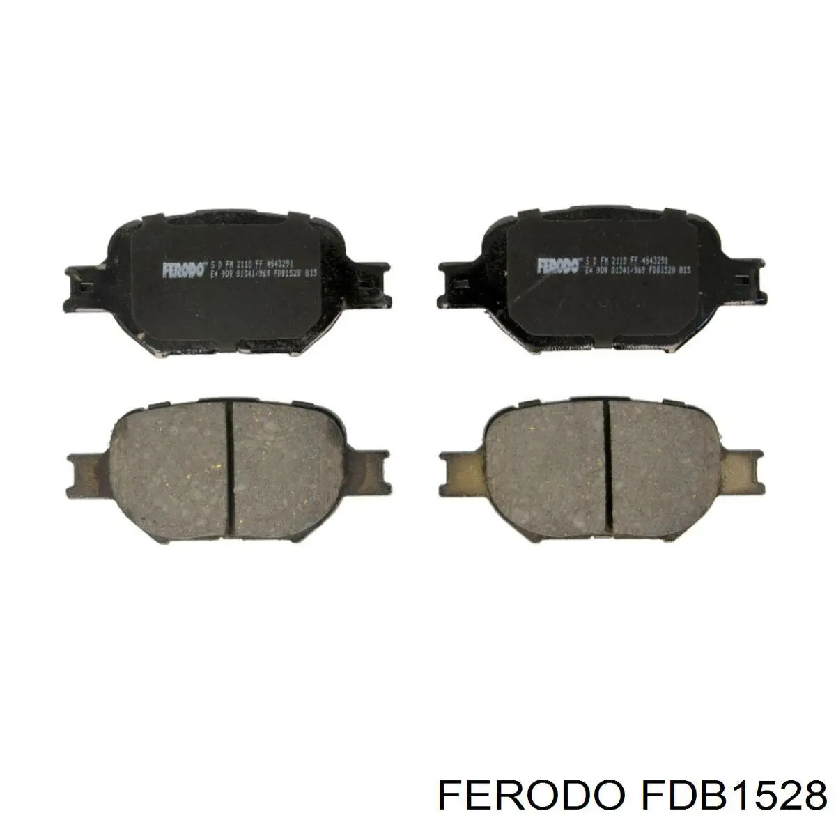 FDB1528 Ferodo колодки гальмівні передні, дискові