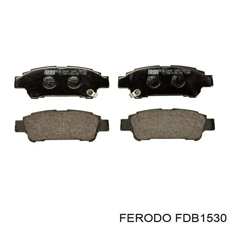 FDB1530 Ferodo колодки гальмові задні, дискові