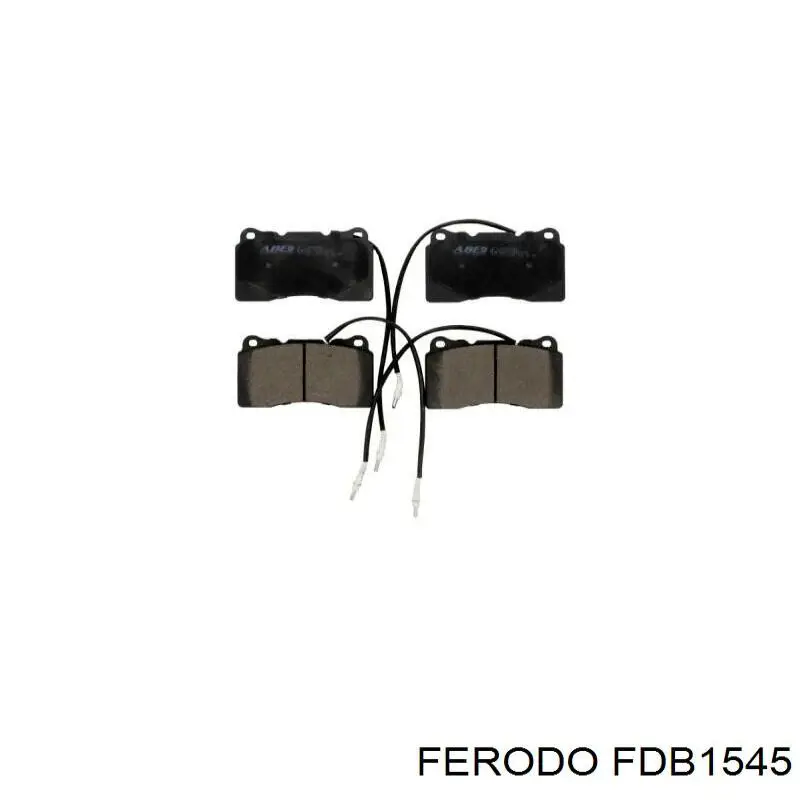 Купити FDB1545 Ferodo Колодки гальмівні передні, дискові