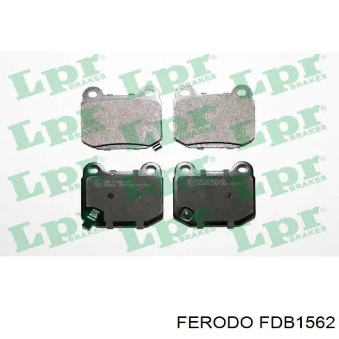 Задні гальмівні колодки Ferodo FDB1562 ціна, від 33.91 USD