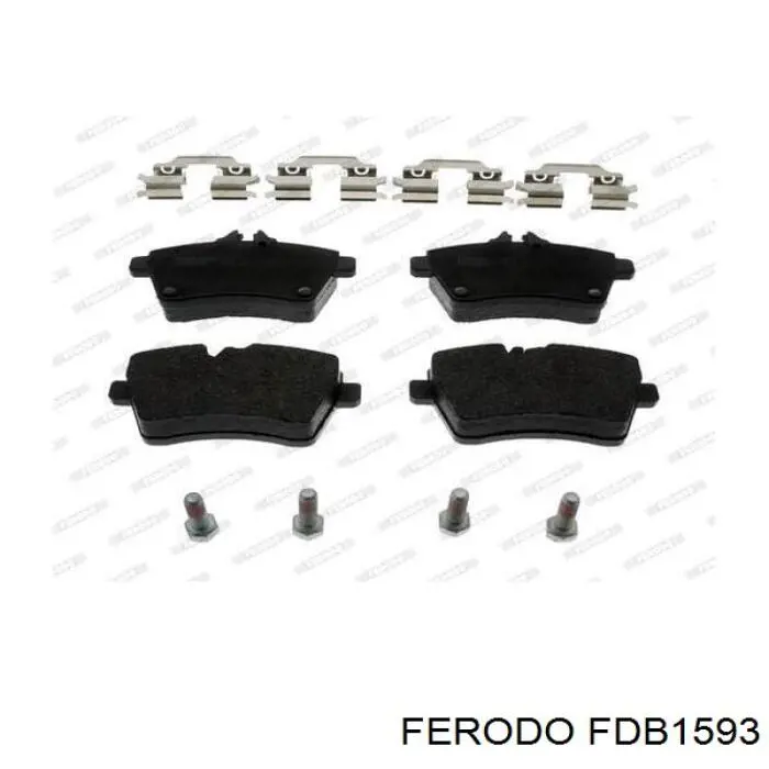 Гальмівні колодки Ferodo FDB1593 ціна, від 37.40 USD