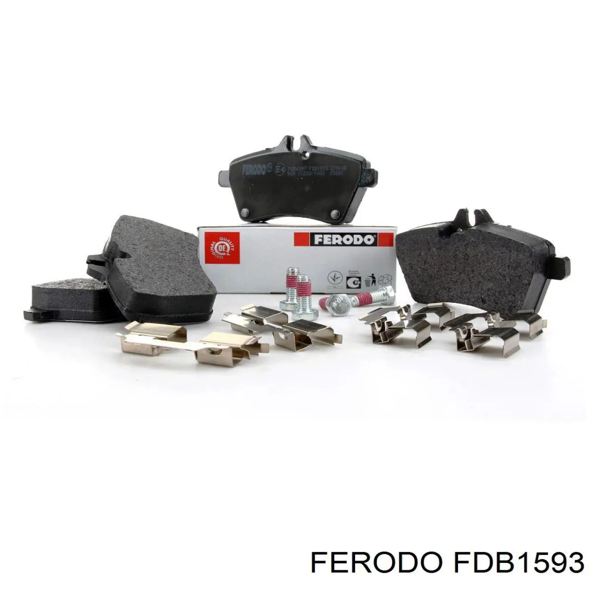 FDB1593 Ferodo колодки гальмівні передні, дискові