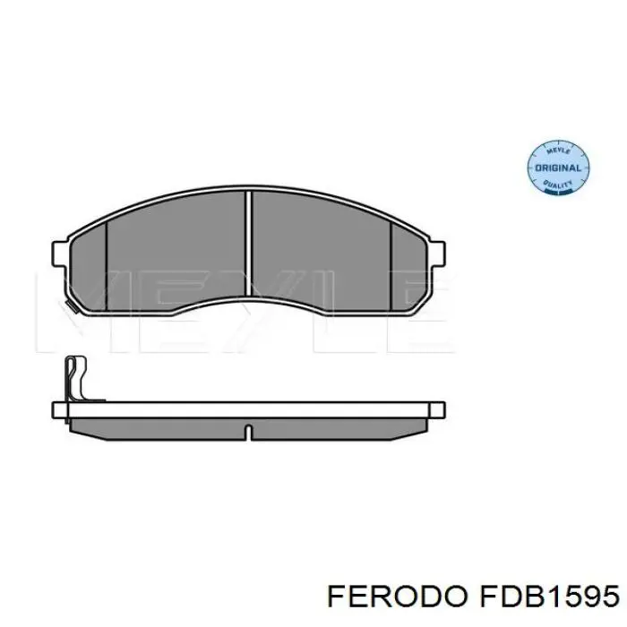 Гальмівні колодки Ferodo FDB1595 ціна, від 23.83 USD