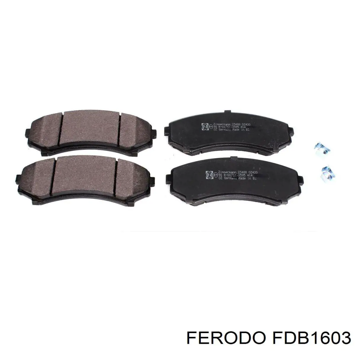 Купити FDB1603 Ferodo Колодки гальмівні передні, дискові