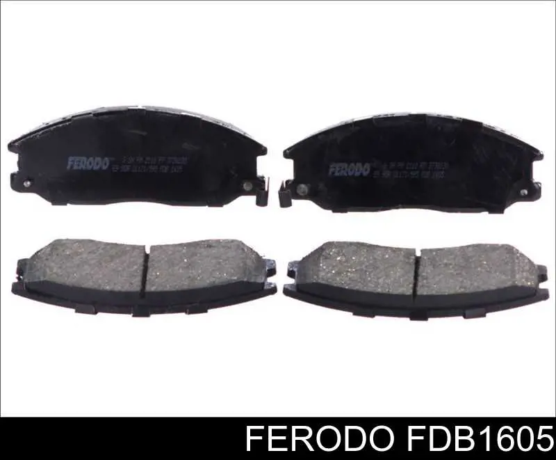 Купити FDB1605 Ferodo Колодки гальмівні передні, дискові