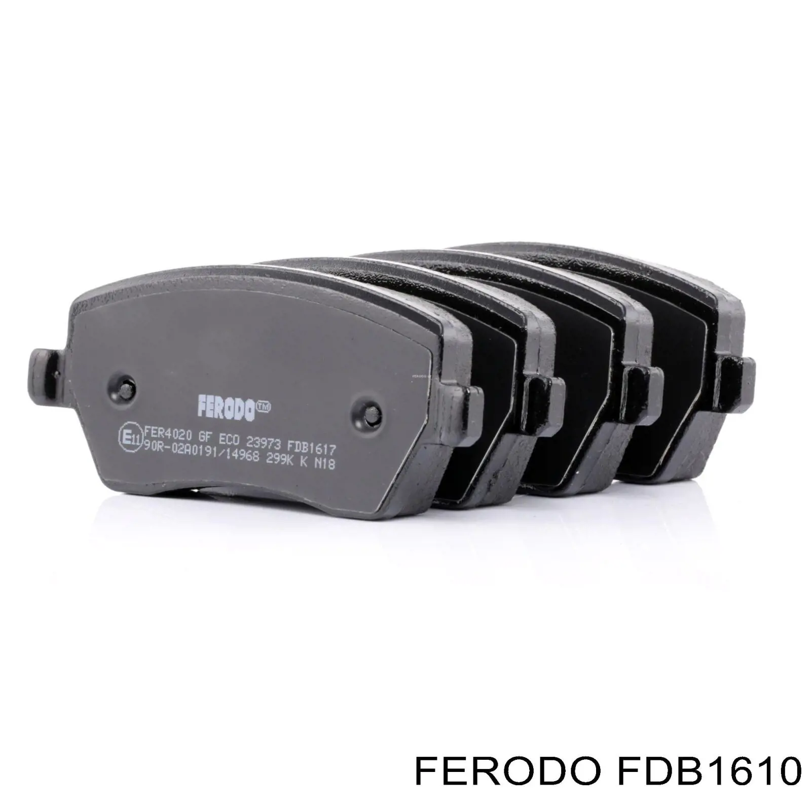 FDB1610 Ferodo колодки гальмові задні, дискові
