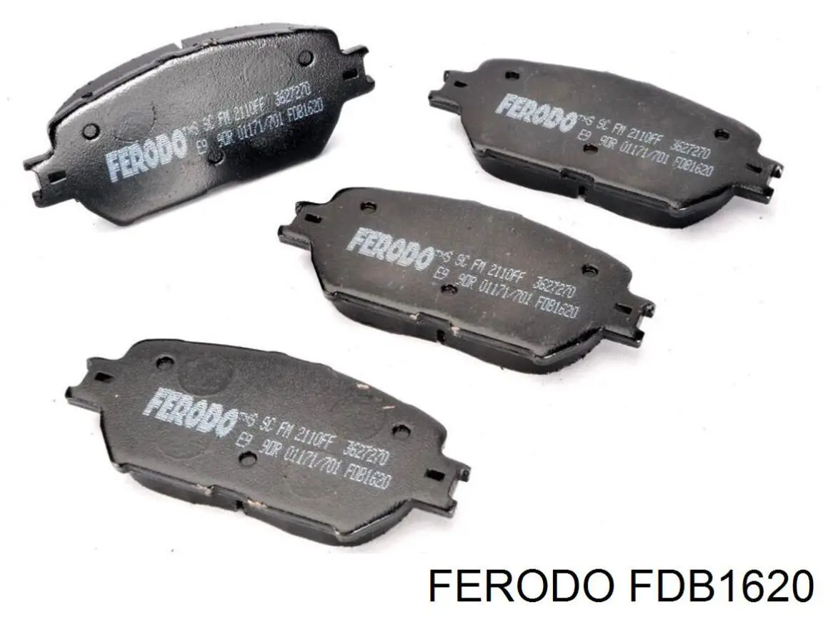 FDB1620 Ferodo колодки гальмівні передні, дискові
