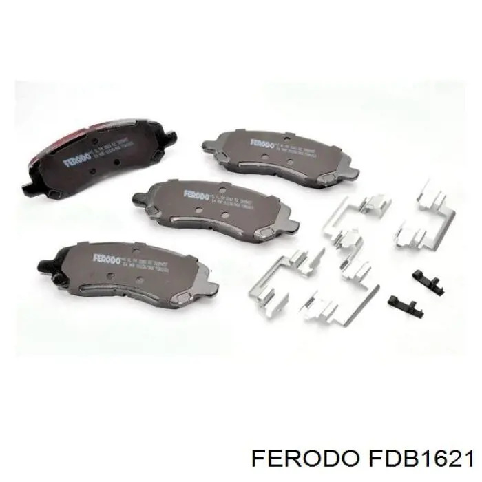 Гальмівні колодки Ferodo FDB1621 ціна, від 34.38 USD