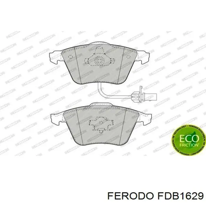 Купити FDB1629 Ferodo Колодки гальмівні передні, дискові