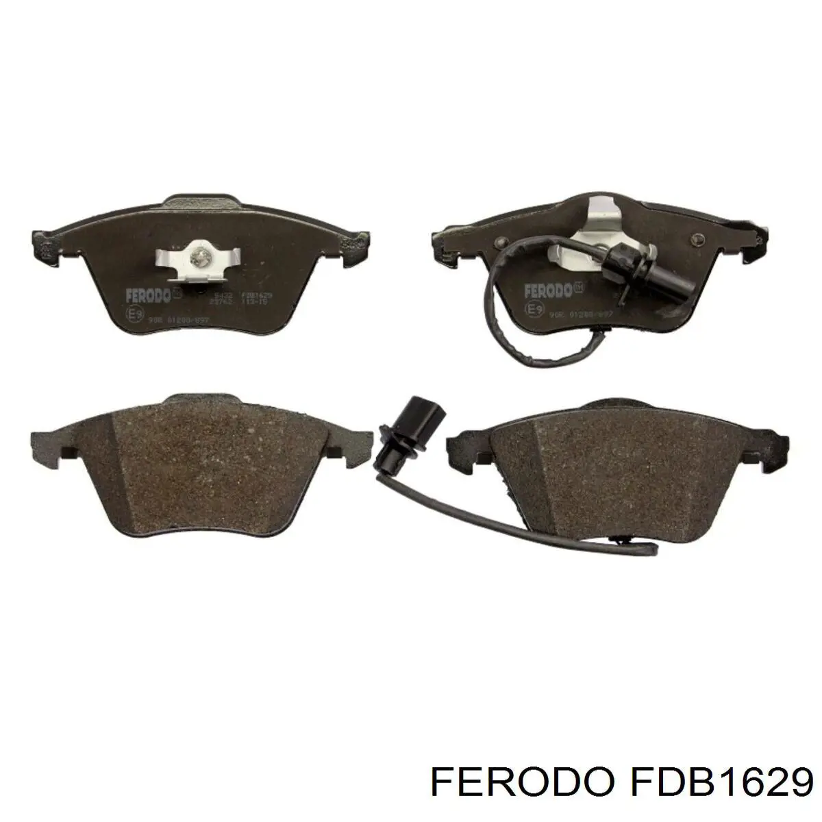 FDB1629 Ferodo колодки гальмівні передні, дискові