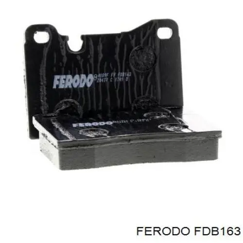FDB163 Ferodo колодки гальмівні передні, дискові