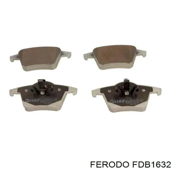 Задні гальмівні колодки Ferodo FDB1632 ціна, від 28.30 USD