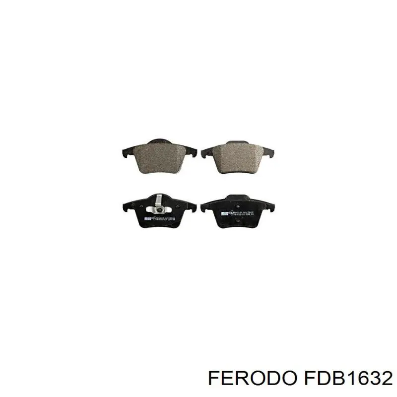 Купити FDB1632 Ferodo Задні колодки