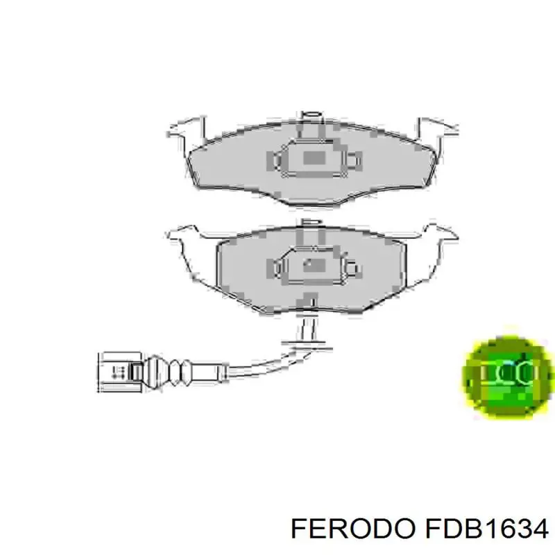 FDB1634 Ferodo колодки гальмівні передні, дискові