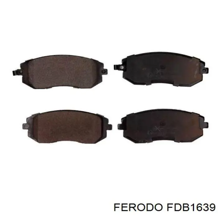 FDB1639 Ferodo колодки гальмівні передні, дискові