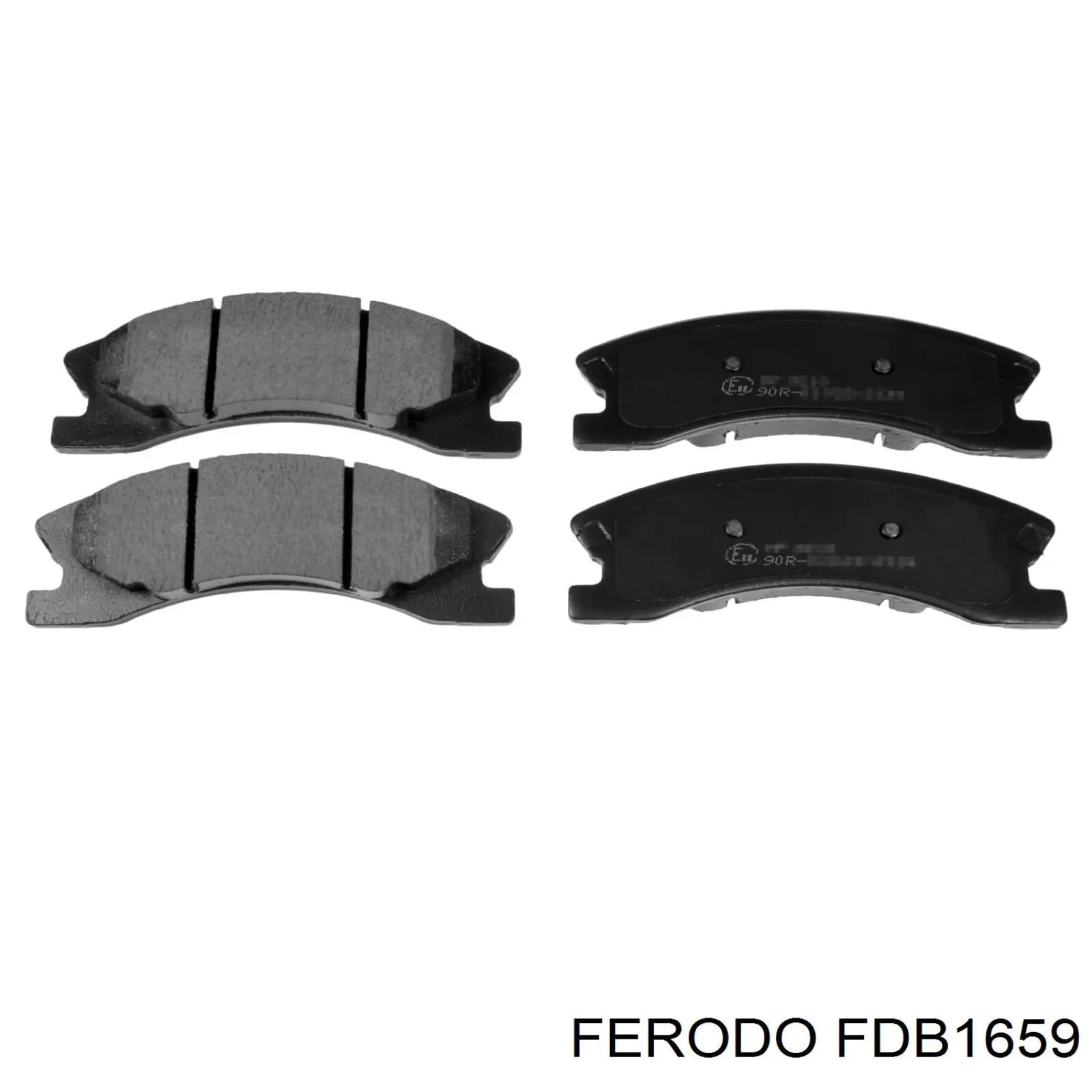 Гальмівні колодки Ferodo FDB1659 ціна, від 39.77 USD
