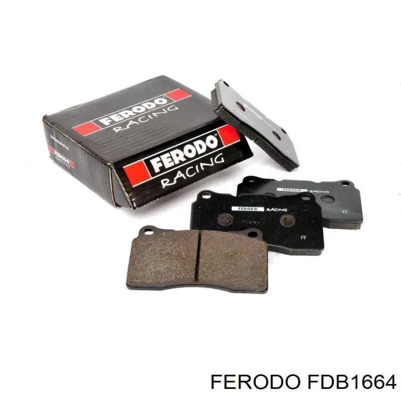 Передні тормозні колодки FDB1664 Ferodo