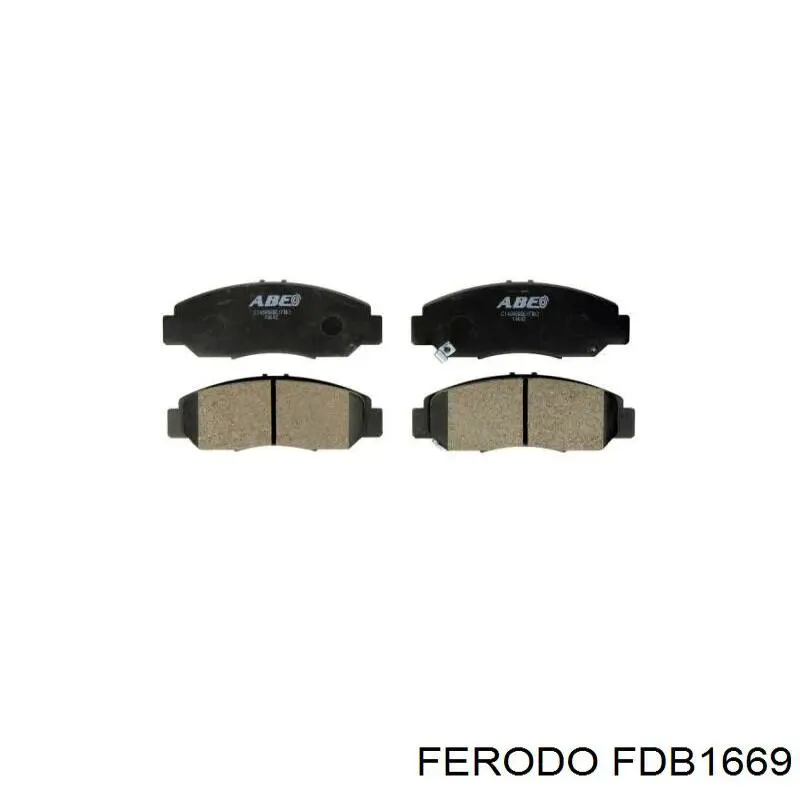Гальмівні колодки Ferodo FDB1669 ціна, від 28.28 USD