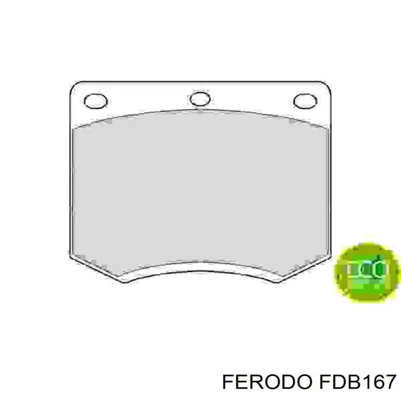 Купити FDB167 Ferodo Колодки гальмівні передні, дискові