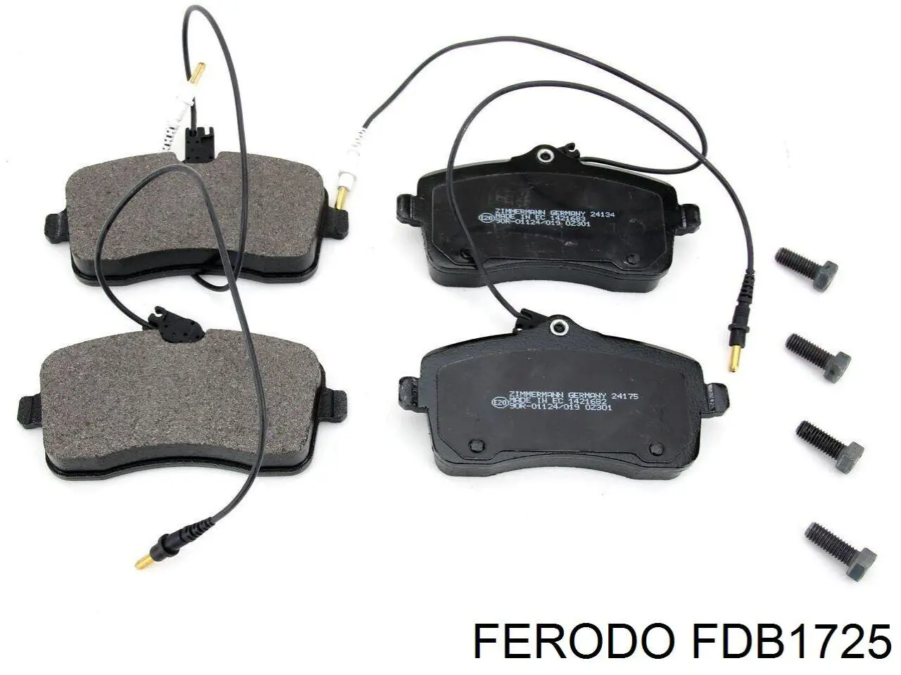 Гальмівні колодки Ferodo FDB1725 ціна, від 30.43 USD