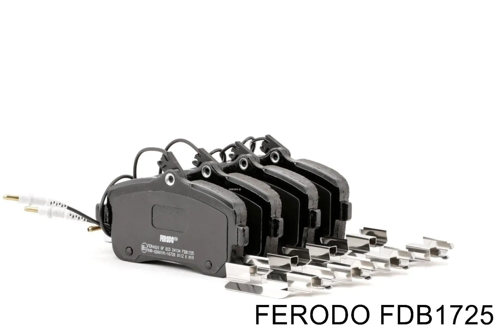 FDB1725 Ferodo колодки гальмівні передні, дискові