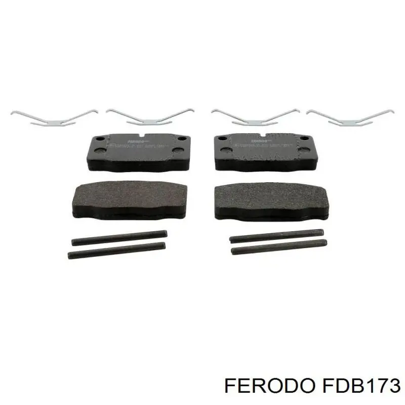 Гальмівні колодки Ferodo FDB173 ціна, від 11.00 USD