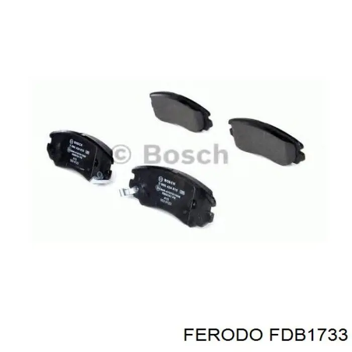 FDB1733 Ferodo колодки гальмівні передні, дискові