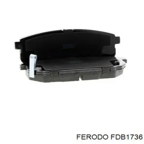 Задні гальмівні колодки Ferodo FDB1736 ціна, від 20.27 USD
