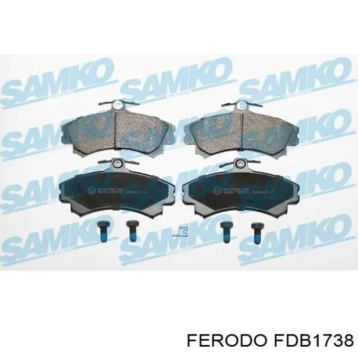 Тормозні колодки Ferodo FDB1738