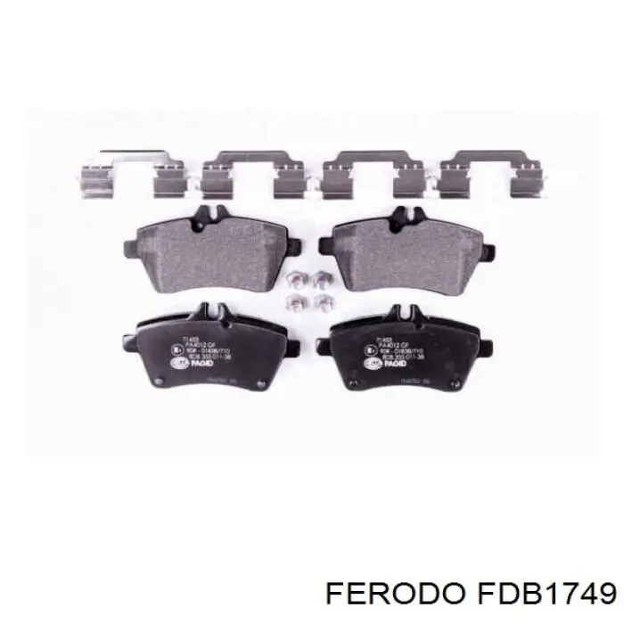 Купити FDB1749 Ferodo Колодки гальмівні передні, дискові