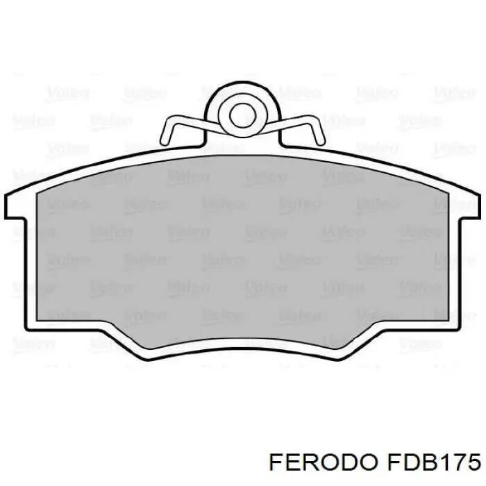Передні тормозні колодки FDB175 Ferodo