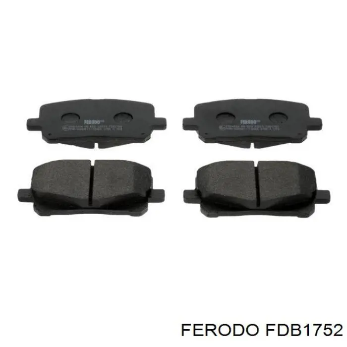 FDB1752 Ferodo колодки гальмівні передні, дискові
