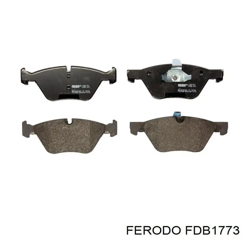 FDB1773 Ferodo колодки гальмівні передні, дискові