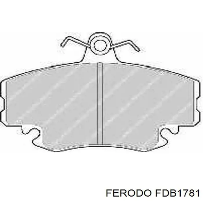 FDB1781 Ferodo Передні гальмівні колодки