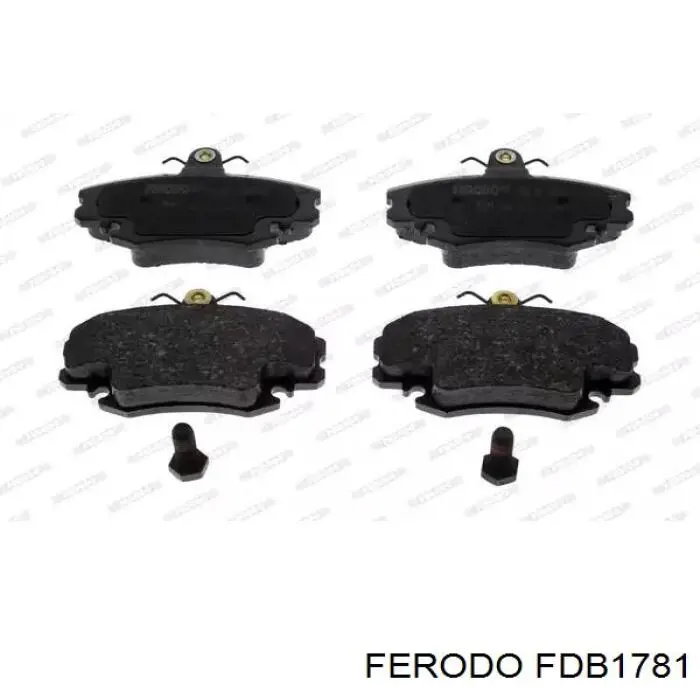 FDB1781 Ferodo колодки гальмівні передні, дискові