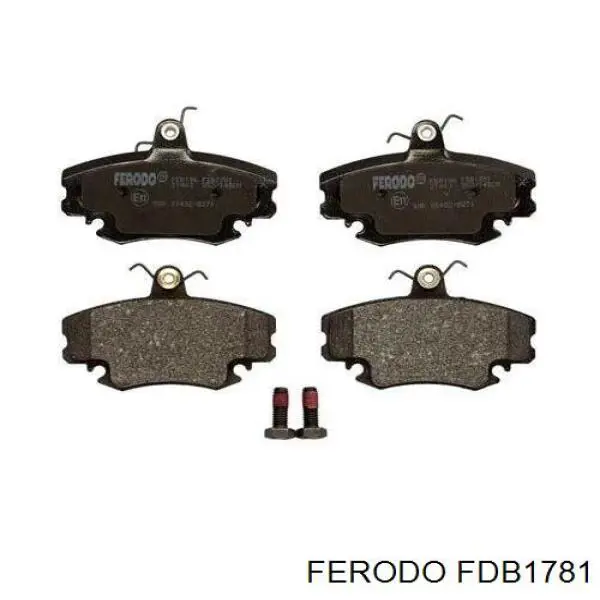 Передні тормозні колодки FDB1781 Ferodo