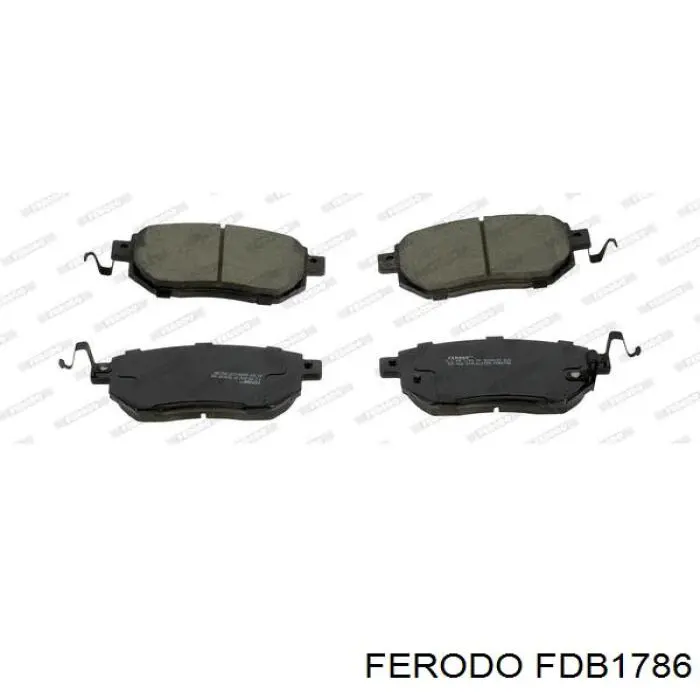 FDB1786 Ferodo колодки гальмівні передні, дискові