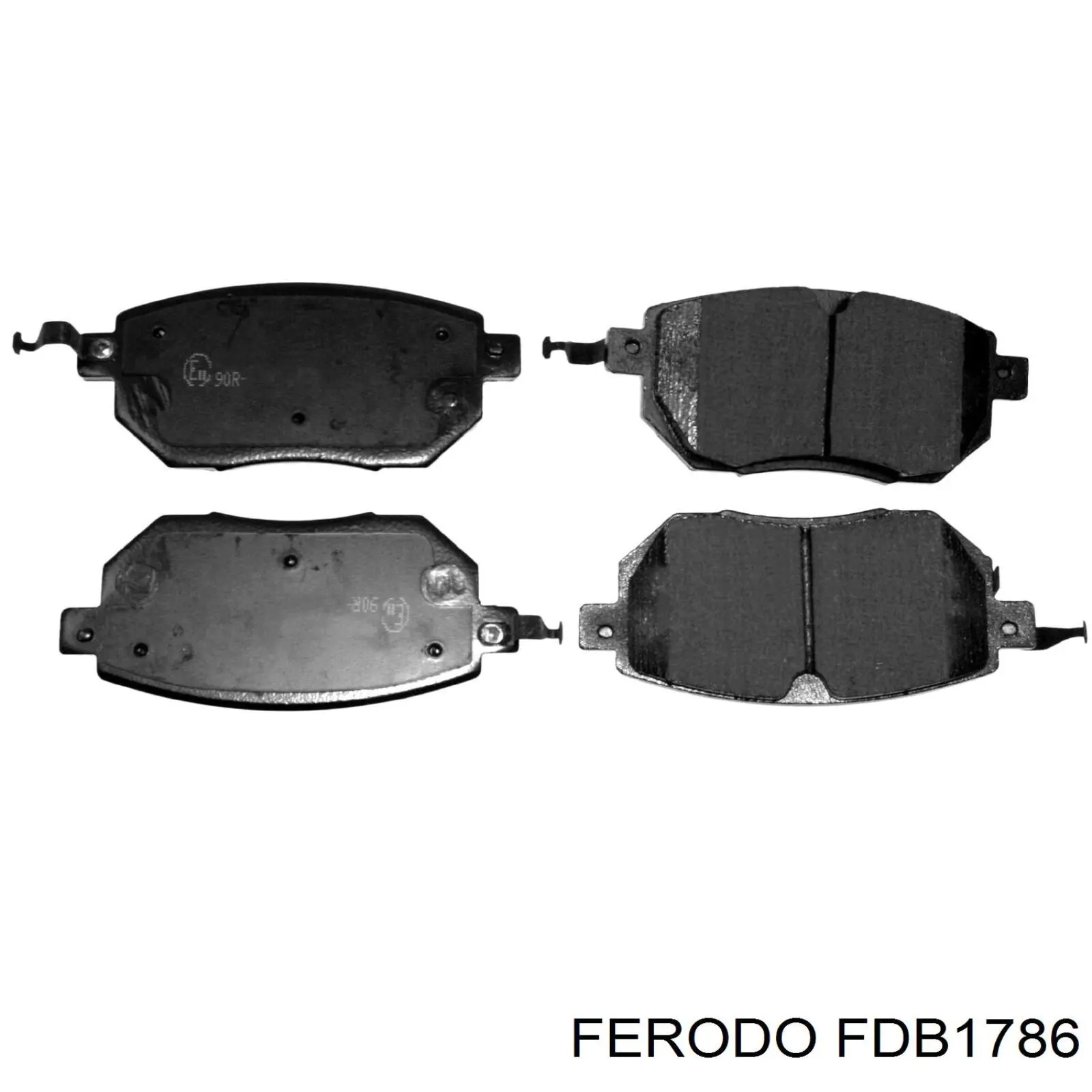 Гальмівні колодки Ferodo FDB1786 ціна, від 26.08 USD