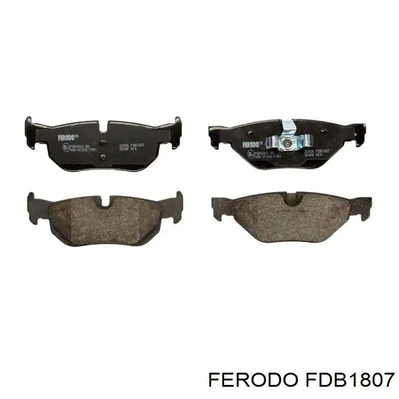 Купити FDB1807 Ferodo Задні колодки