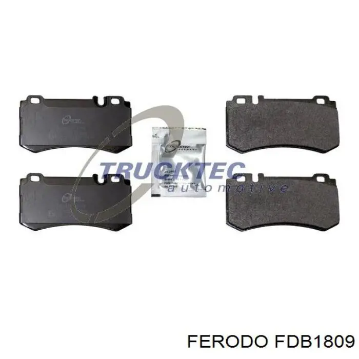 FDB1809 Ferodo колодки гальмові задні, дискові