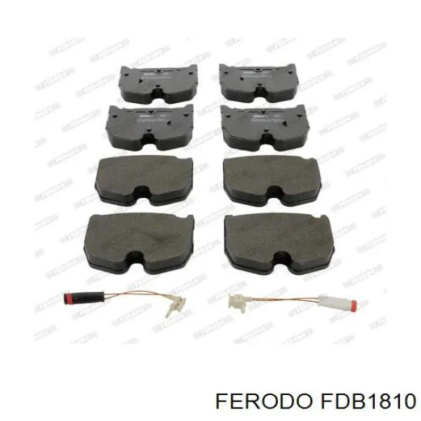 FDB1810 Ferodo колодки гальмівні передні, дискові
