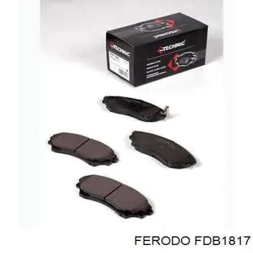 Тормозні колодки Ferodo FDB1817