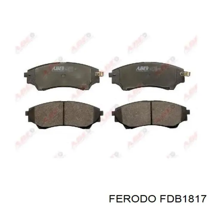 Купити FDB1817 Ferodo Колодки гальмівні передні, дискові
