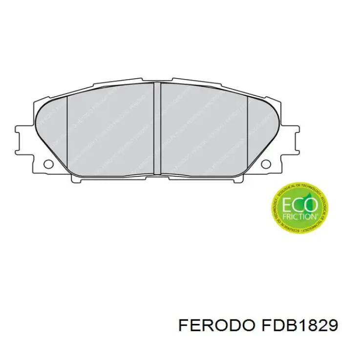 Гальмівні колодки Ferodo FDB1829 ціна, від 20.87 USD