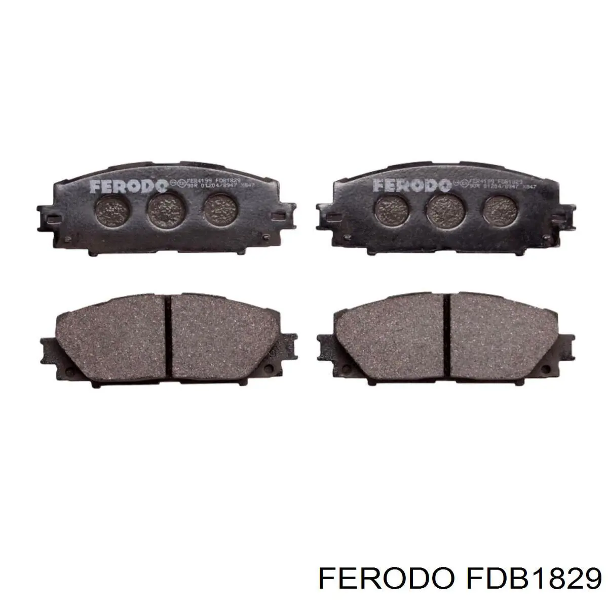 FDB1829 Ferodo колодки гальмівні передні, дискові