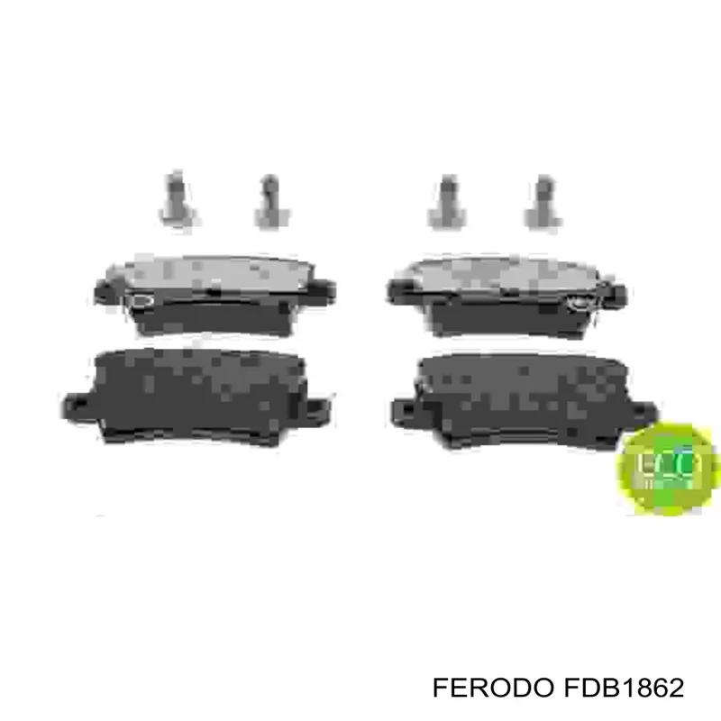 Задні дискові колодки Ferodo FDB1862