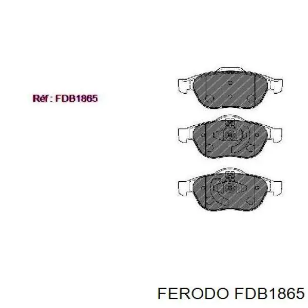 Гальмівні колодки Ferodo FDB1865 ціна, від 29.27 USD