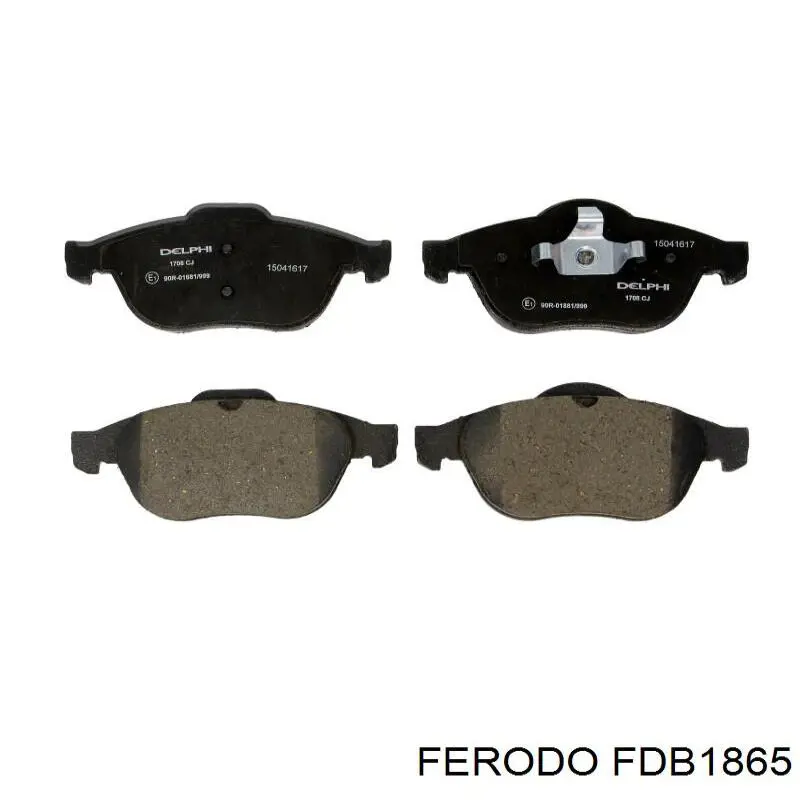 Передні тормозні колодки FDB1865 Ferodo