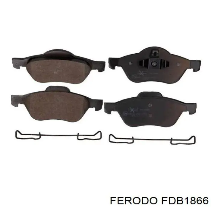 Купити FDB1866 Ferodo Колодки гальмівні передні, дискові